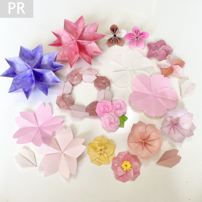 桜の折り紙｜子供でも簡単かわいい1枚から切らない立体作品まで紹介