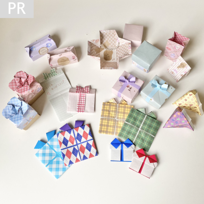 折り紙のプレゼント｜子供にも簡単でかわいい立体ボックス＆平面タイプも