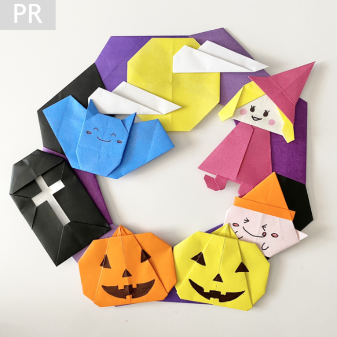 ハロウィンの折り紙｜3歳にも簡単なおばけ・かぼちゃ・コウモリ