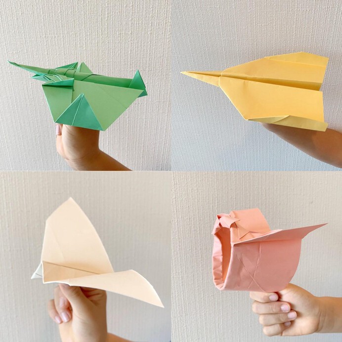 よく飛ぶ紙飛行機の作り方！世界一ギネスに挑戦!?どの折り方が一番長く飛ぶか試したよ