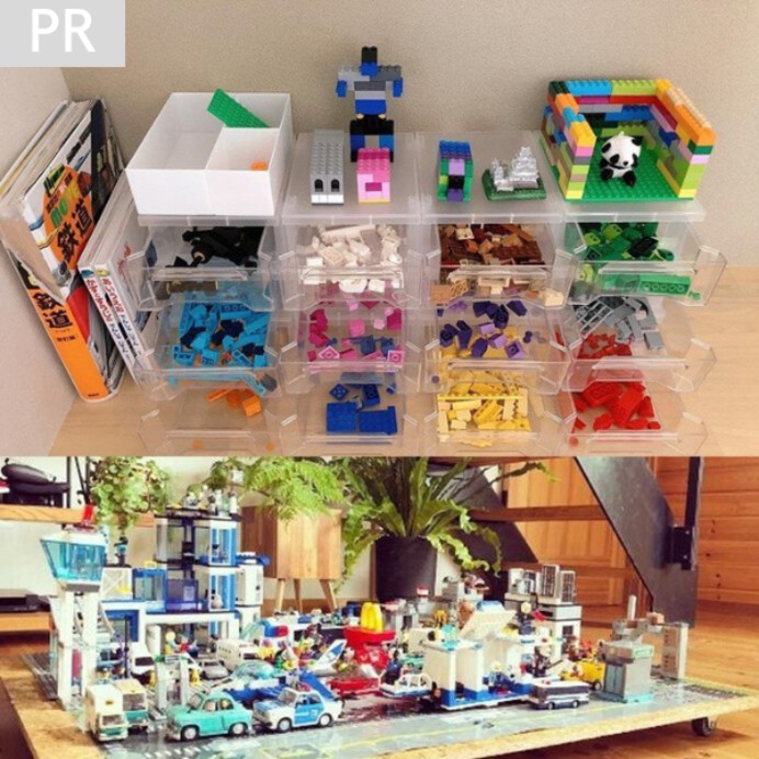 レゴ収納アイデア大公開★セリアやIKEAのグッズでスッキリ整理