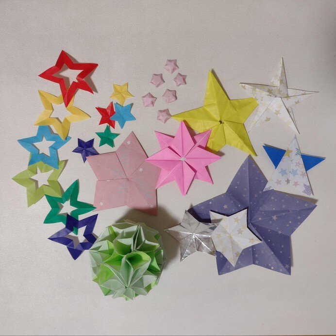 【折り紙】星の作り方！簡単・おしゃれな10選☆クリスマスや七夕飾りにもぴったり！
