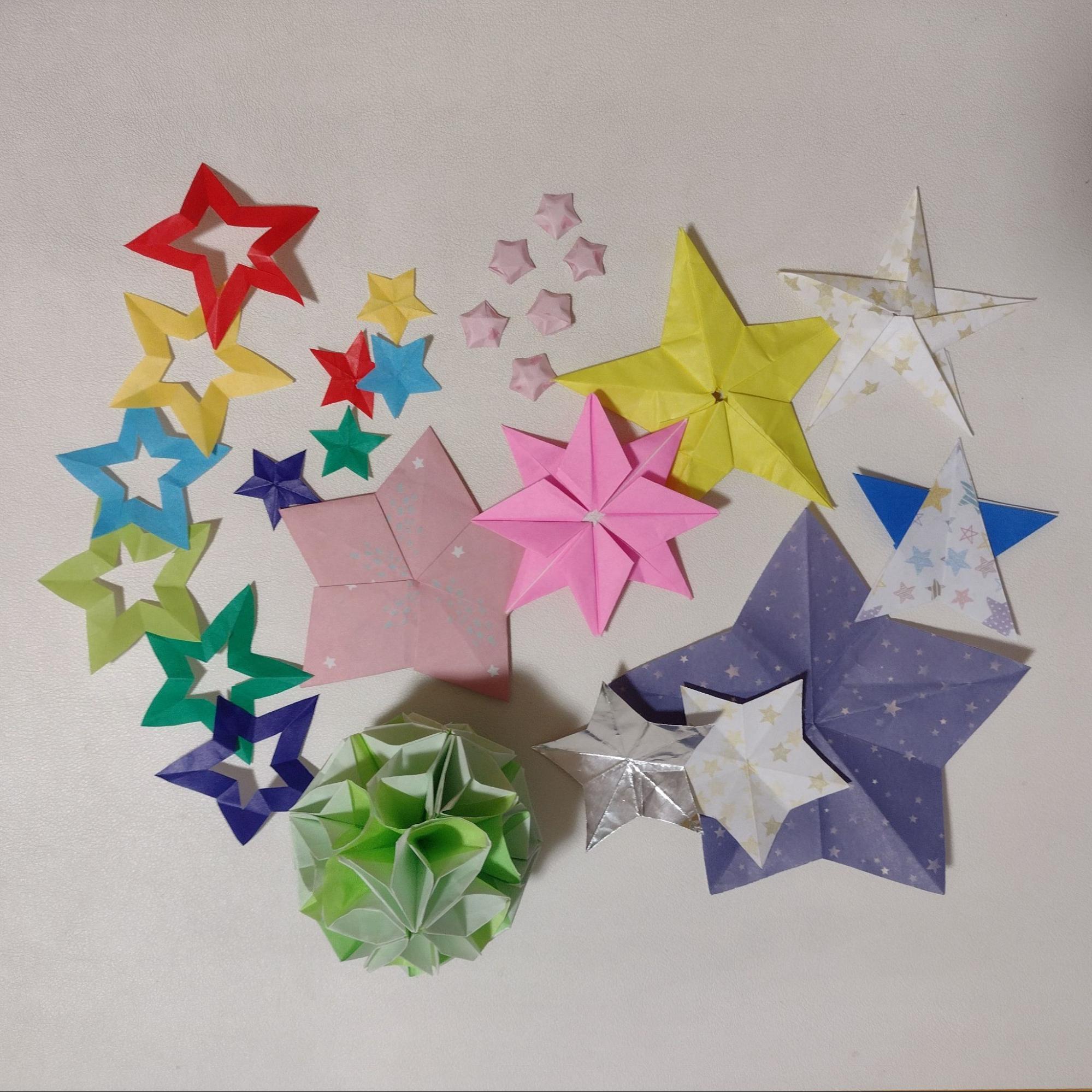 折り紙 星の作り方 簡単 おしゃれな10選 クリスマスや七夕飾りにもぴったり